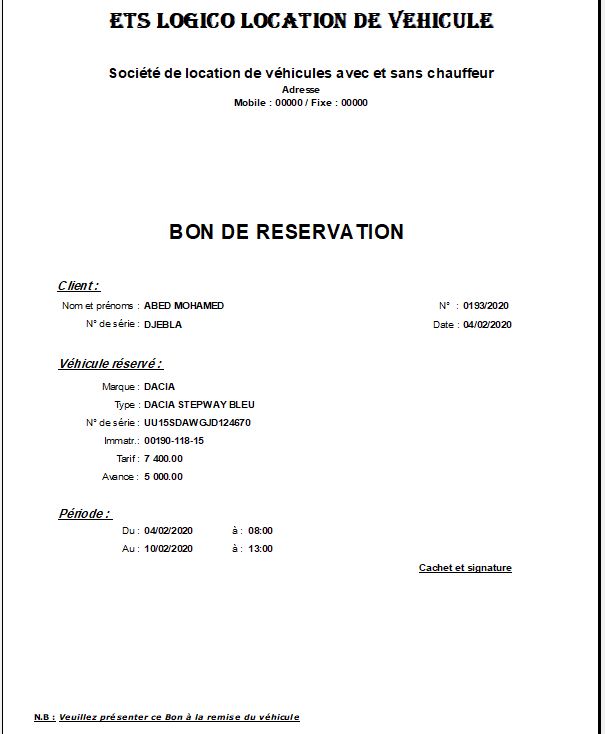 Impr. Reservation